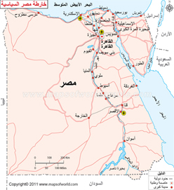 Map of Egypt