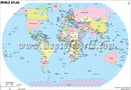 خريطة العالم أطلس