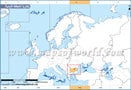 بلغاريا المنطقة الزمنية خريطة